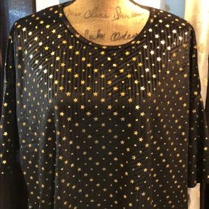☀️☀️☀️Elegant LuLaRoe Irma Large Velvet Gold